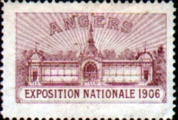 Erinophilie, Vignette : Angers, Exposition Nationale 1906 - Deportes