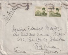 EGYPTE LETTRE DU CAIRE POUR BORDEAUX - Covers & Documents