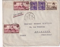 EGYPTE 1945  LETTRE DU CAIRE POUR MULHOUSE - Brieven En Documenten