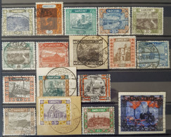 SARRE / SAARGEBIET 1921 - Canceled/MLH - Mi 53-69 - Landschaftsbilder - Used Stamps