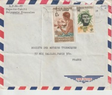 Lettre Polynésie 1960 Pour La France - Covers & Documents