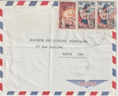 Lettre Polynésie 1965 Pour La France - Storia Postale