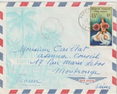 Lettre Polynésie 1965 Pour La France - Covers & Documents