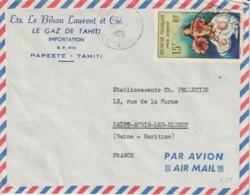 Lettre Polynésie 1965 Pour La France - Lettres & Documents