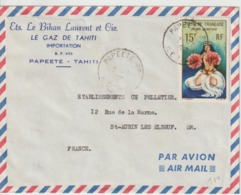 Lettre Polynésie 1965 Pour La France - Briefe U. Dokumente