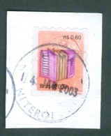 BRAZIL 2002 - ACCORDION -  MUSICAL  INSTRUMENT  - USED OBLITERE GESTEMPELT - Used Stamps