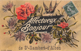 26-SAINT-RAMBERT-D'ALBON- AFFECTUEUX BONJOUR - Other & Unclassified