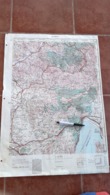 1956 GREECE FLORINA LERIN Φλώρινα WEST MACEDONIA JNA YUGOSLAVIA ARMY MAP MILITARY CHART PLAN Limini VEGORRITIS METEORA - Topographical Maps