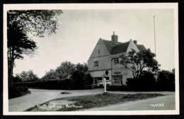 Ref 1328 - Early Real Photo Postcard - Horham Post Office & Signpost - Suffolk - Other & Unclassified