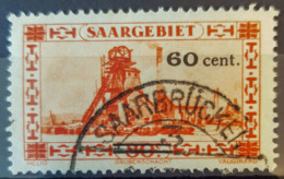 SARRE / SAARGEBIET 1930 - Canceled - Mi 142 - Overprint 60c - Gebraucht