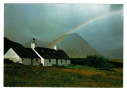 Ref 1329 - Postcard - Rainbow Over Moor Of Rannoch - Argyllshire Scotland - Argyllshire