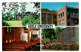 Ref 1330 - Multiview Postcard - Keele University - Staffordshire - Autres & Non Classés