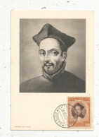 Carte Maximum,CITTA DEL VATICANO,Vatican, Concile De Trente, SAINT ANTOINE MARIE ZACCARIA ,publicité Labo LA BIOMARINE - Maximumkarten (MC)