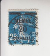 Memel Michel-cat. 20 Gestempeld - Altri & Non Classificati