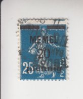 Memel Michel-cat. 20 Gestempeld - Autres & Non Classés