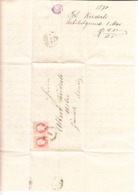 1870 Zwei Faltbriefe Aus Leibitschgrund Nach Uster - ...-1918 Vorphilatelie
