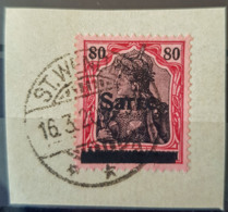 SARRE / SAARGEBIET 1920 - Canceled - Mi 16 - Oblitérés
