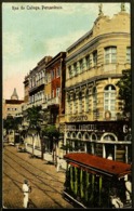 Recife - Pernambuco - Original Old Postcard, Rua Calinga Bonde - Tram - Unused - Recife