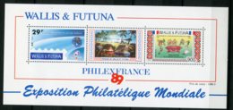 14644 WALLIS Et FUTUNA  BF4**  1000F Bicentenaire Des Droits De L'Homme  1989    TB/TTB - Hojas Y Bloques