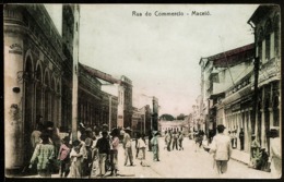 Maceio - Alagoas - Original Old Postcard, Rua Do Comercio - Unused - Maceió