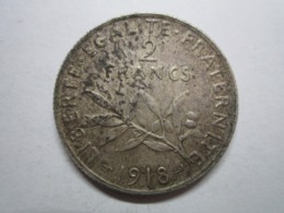 2 FRANCS SEMEUSE ARGENT 1918 - I. 2 Francs