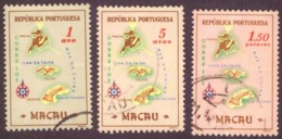 Macau 1956 - Mapas / Maps Oblitéré ** TBE ** Côte € 5.50 - Used Stamps