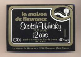 Etiquette Scotch Whisky    -   La Maison De Fleurance  -  Fleurance  (32) - Whisky