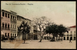 Penedo - Alagoas - Original Old Postcard, Rua Do Comercio - Used - Maceió