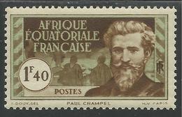AFRIQUE EQUATORIALE FRANCAISE - AEF - A.E.F. - 1939 - YT 83** - MNH - Unused Stamps
