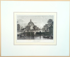 Amsterdam Singelkanaal & Lutherse Kerk, 1853 - Art