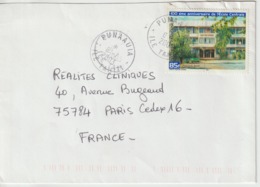 Lettre Polynésie 2003 Pour La France - Brieven En Documenten