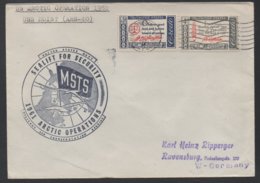 USS HOIST / 1961 EXPEDITION US EN ARCTIQUE - LETTRE POUR L ALLEMAGNE  (ref LE339) - Expediciones árticas