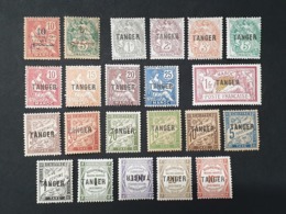 Lot Colonies "MAROC TANGER" Neuf * Gomme D'Origine  TB - Timbres-taxe
