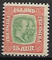 ISLANDE    -   1907  .  Y&T N° 53 * . - Ongebruikt