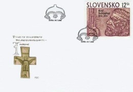Slovakia -FDC, 1,100th Anniversary Of The Death Of King Svätopluk, Year 1994 - Briefe U. Dokumente