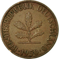 Monnaie, République Fédérale Allemande, 2 Pfennig, 1950, Karlsruhe, TTB - 2 Pfennig