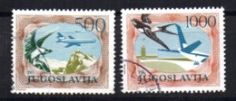 Serie   Nº A-59/60  Yugoslavia - Luftpost