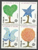 €uropa 1986 Italie Bloc Des N° 1700 à 1703 Protection De La Nature Neufs * * T B .. = MNH   - 1986