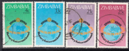 Zimbabwe 1980 75th Anniversary Of Rotary Set Of 4, Used, SG 591/4 (BA2) - Zimbabwe (1980-...)