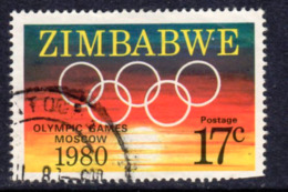 Zimbabwe 1980 Olympic Games, Moscow, Used, SG 596 (BA2) - Zimbabwe (1980-...)