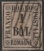 1859 - Romagne 1 Bajocco Bruno Grigio - Sassone N.2 - Romagna