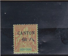 Canton - YT 23** - Unused Stamps