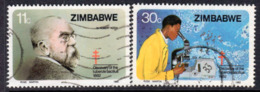 Zimbabwe 1982 Centenary Of Koch's Discovery Of Tubercule Bacillus Set Of 2, Used, SG 620/1 (BA2) - Zimbabwe (1980-...)