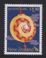 New Zealand 2013 Year Of The Snake $1.90 MNH - Nuevos