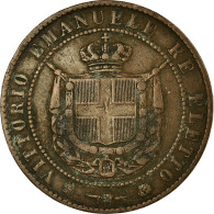 Monnaie, États Italiens, TUSCANY, Provisional Government, 5 Centesimi, 1859 - Toscana