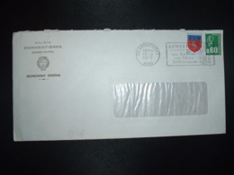 LETTRE TP M. DE BEQUET 0,60 + ST LO 0,20 OBL.MEC.13-2 1975 59 ARMENTIERES + MAIRIE - Sonstige & Ohne Zuordnung