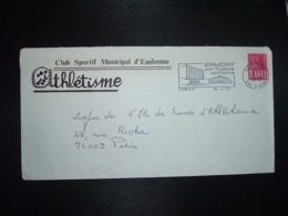 LETTRE TP M. DE BEQUET 1,00 OBL.MEC.18-4 1978 95 ERMONT + CLUB SPORTIF MUNICIPAL D'EAUBONNE Athlétisme - Sonstige & Ohne Zuordnung