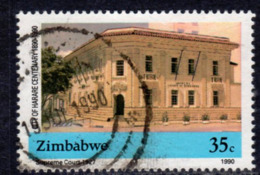 Zimbabwe 1990 Centenary Of Harare 35c Value, Used, SG 795 (BA2) - Zimbabwe (1980-...)