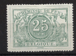 Belgien Eisenbahnpaket 10 A * - Mint