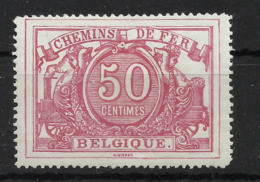 Belgien Eisenbahnpaket 11 A * - Mint